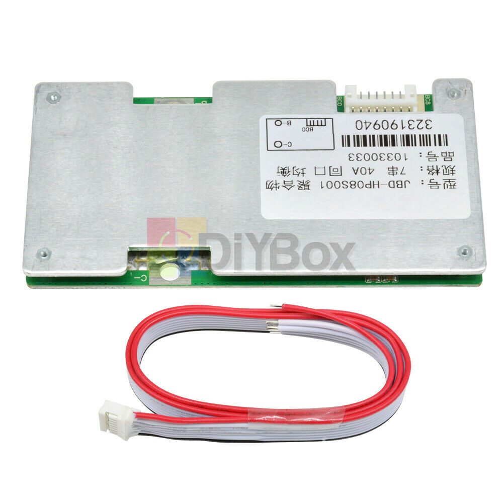 7S 24V 40A Li-ion Lithium Cell Battery Charge Protective Balance Board Module