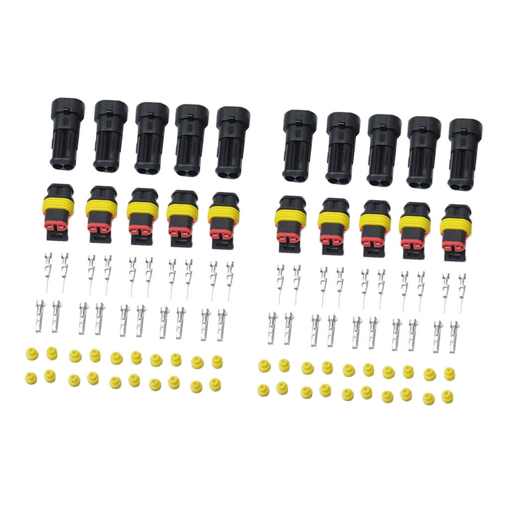 10pcs  Waterproof Electrical Connector Plug Cars Marine