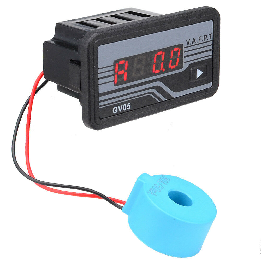 Digital Volt Amp Watt Generator Ac 220V Hour Power Frequency Meter Tester