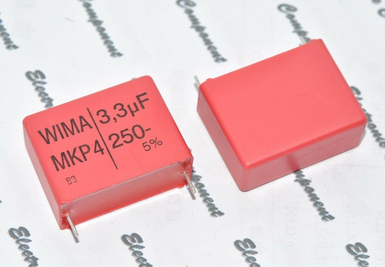 2pcs - WIMA MKP4 3.3uF (3.3µF) 250V 5% pich:27.5mm Capacitor MKP4F043306D00JSSD