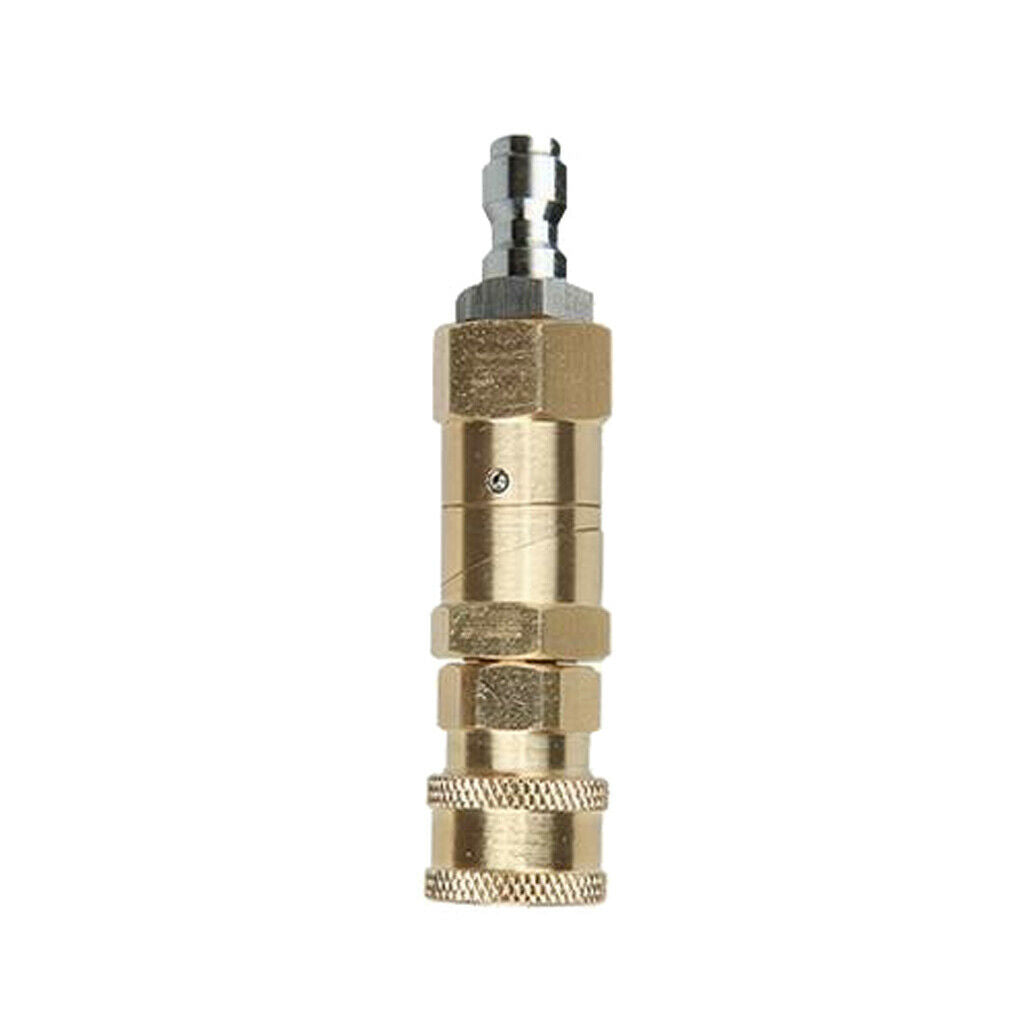 1/4'' Quick Connect Pivoting Coupler Pressure Washer Hose Adapter Quick Coupler