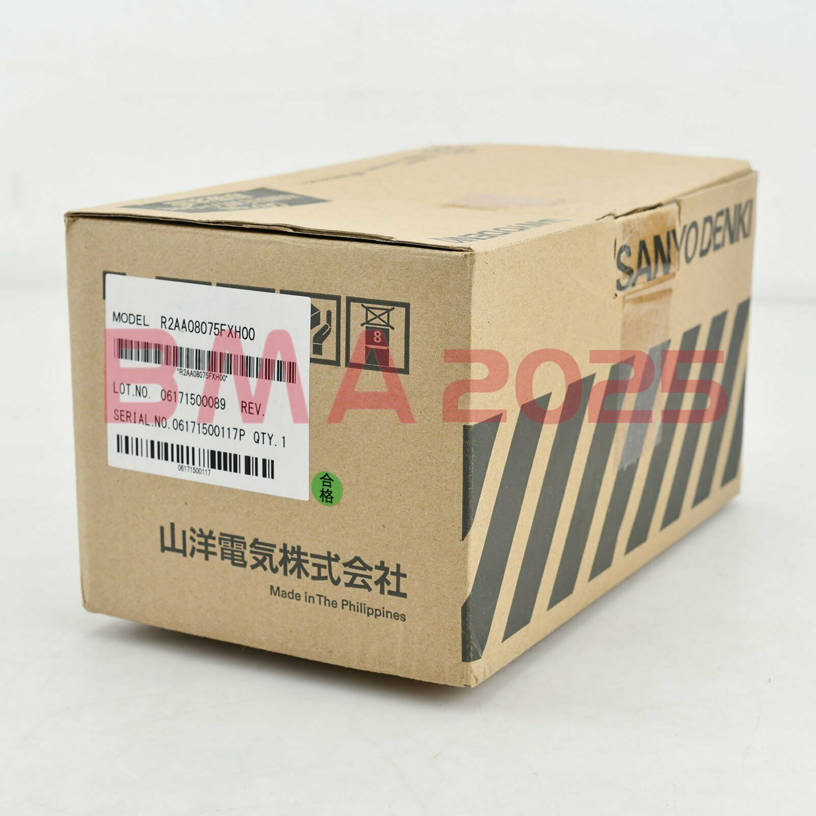 1PC Brand New Sanyo servo motor R2AA08075FXH00 One year warranty DHL free Ship