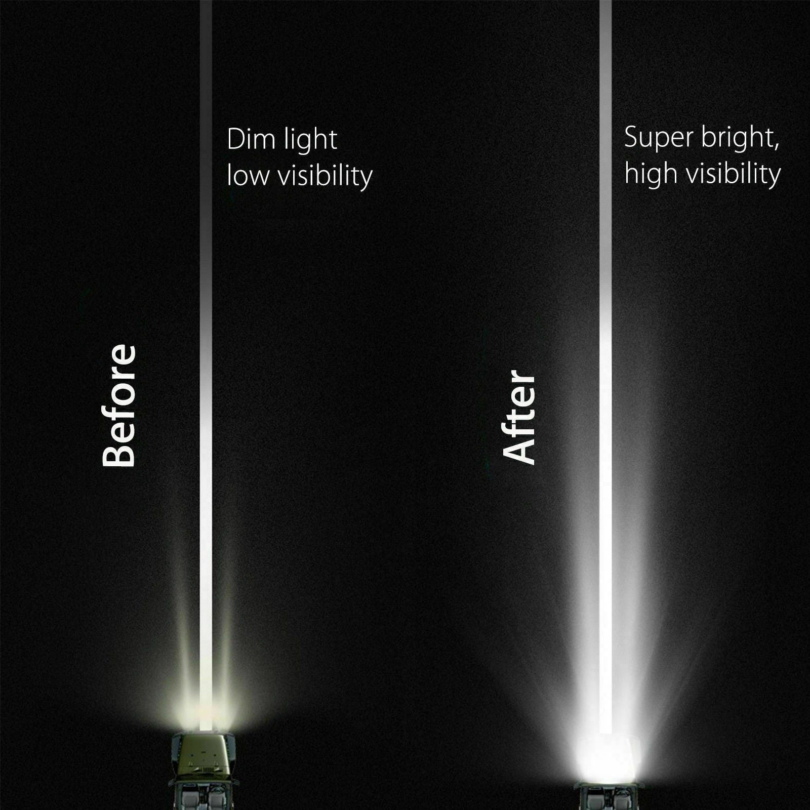 7'' 18W Spot LED Light Work Bar Lamp Driving for Fog Offroad SUV Car Boat Truck