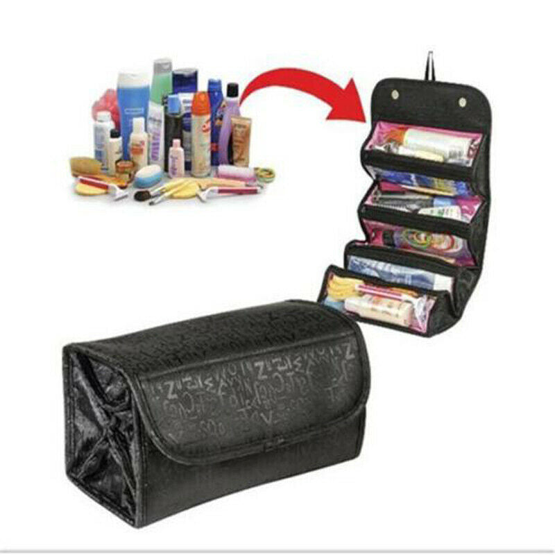 Women CosmeticBag Makeup Hanging Organizer Case Wash Travel Toiletry Pouch HN US