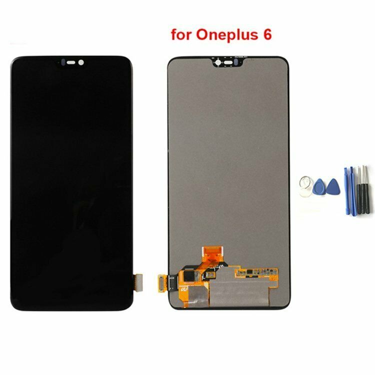 Full Display LCD Touch Screen Digitizer Replacement For Oneplus 6 + Tools Black