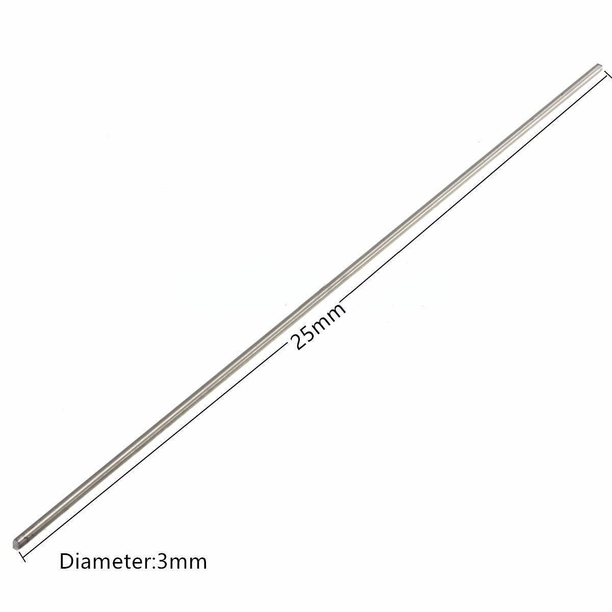 5Pcs Titanium Ti Grade 5 Gr.5 GR5 Metal Rod Diameter 3mm Length 25cm 10 inches