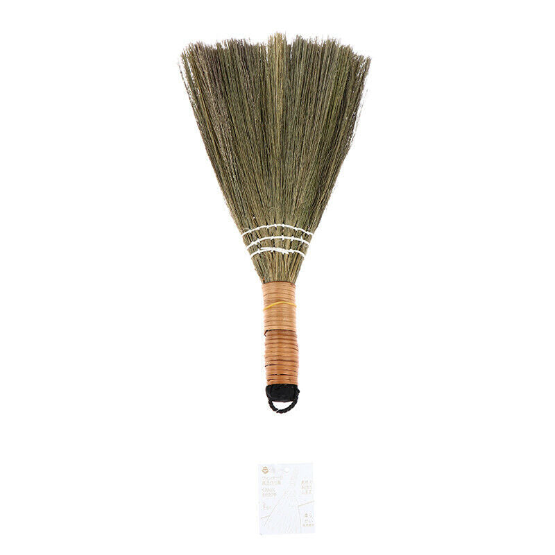 1Pcs Wooden Floor Soft Broom Sweeping Manual Grass Hair Sweeper Dust Brush To SJ