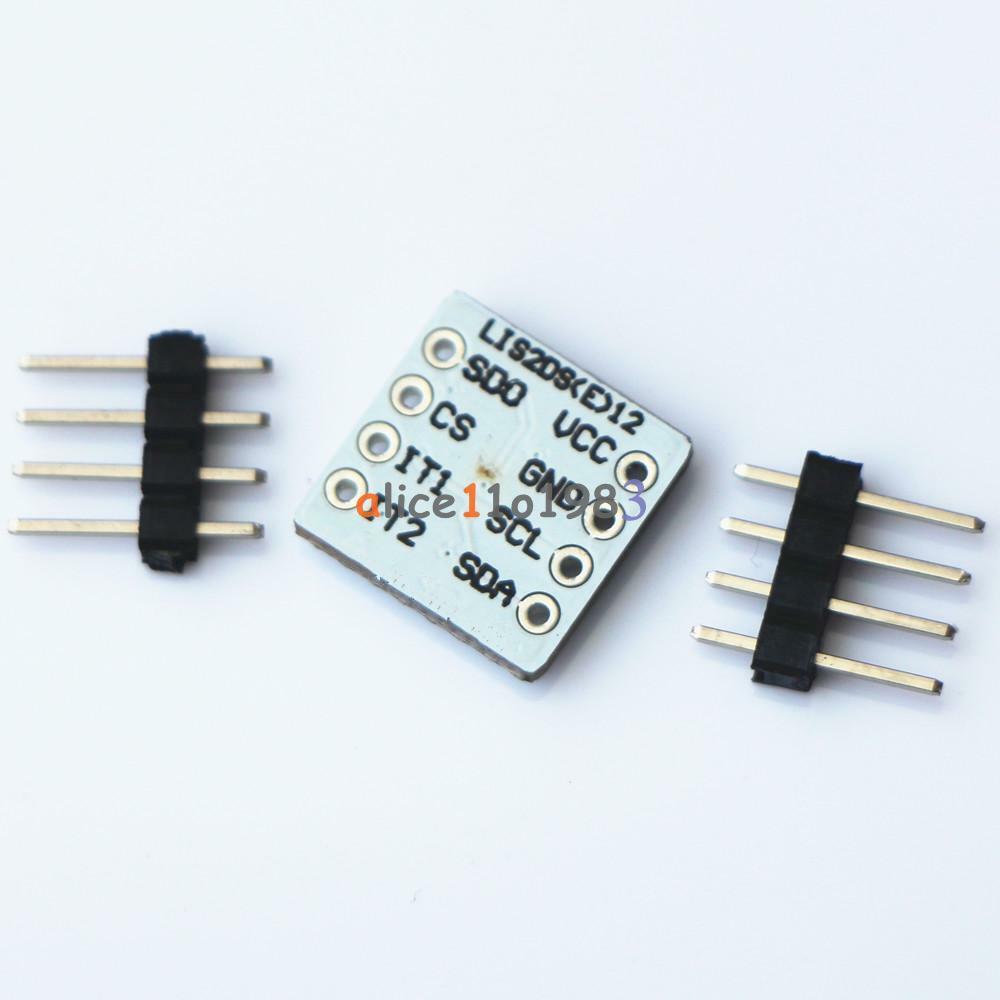 LIS2DS12TR 3-Axis MEMS Accelerometer Pedometer Motion Detection Sensor Module