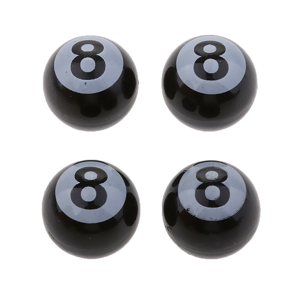 4 PCS Number 8 Universal Car Truck Tire/Wheel Bike Stem Air Valve Caps Cover