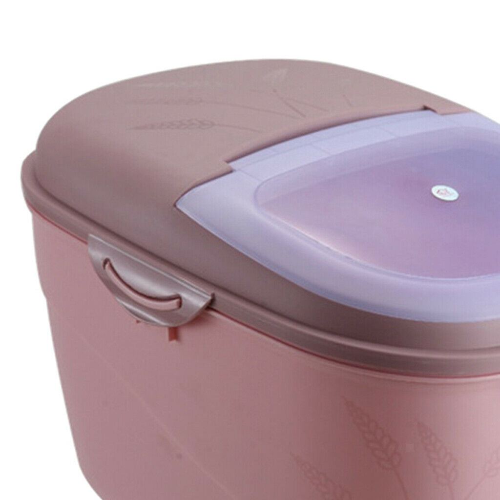 Large Food Storage Container Sealed Cereal Rice Container Tank with Wheels