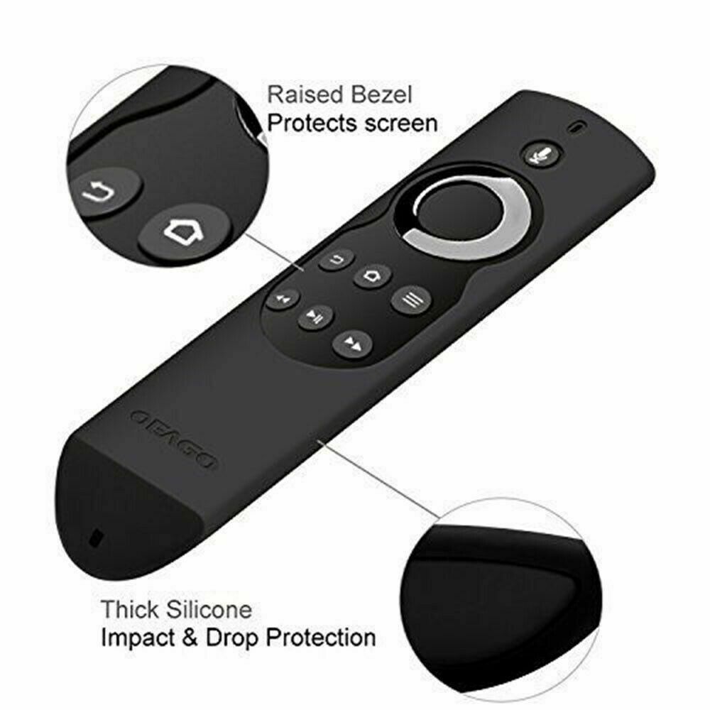 Fire TV Rubber Protective Case Remote Control Covers Controller Dust Covers