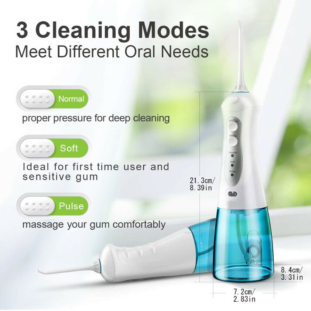 Waterjet Dental Tooth Flosser Electric Oral Irrigator Tooth Cleaner Floss