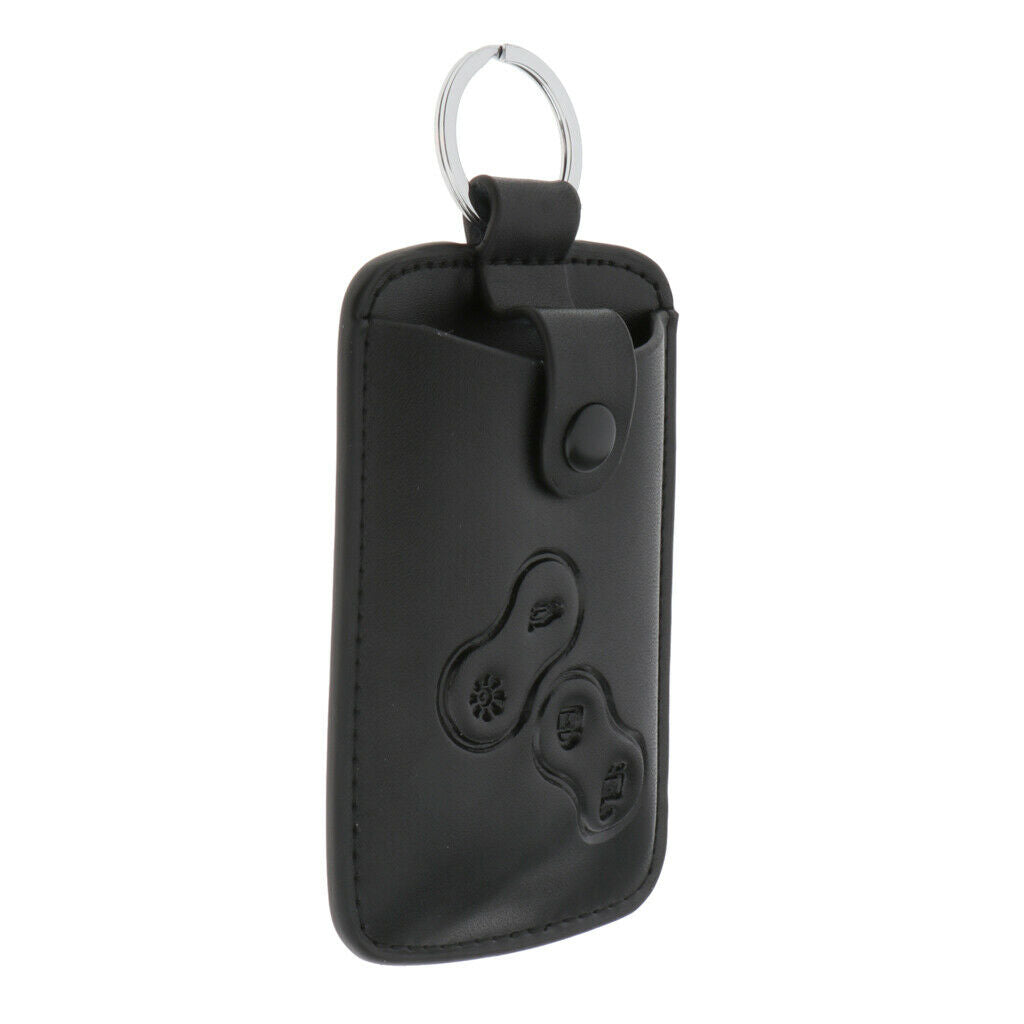 Car Leather Key Bag Men Car Key Case Holder Shell w/ Key Ring for Koleos New