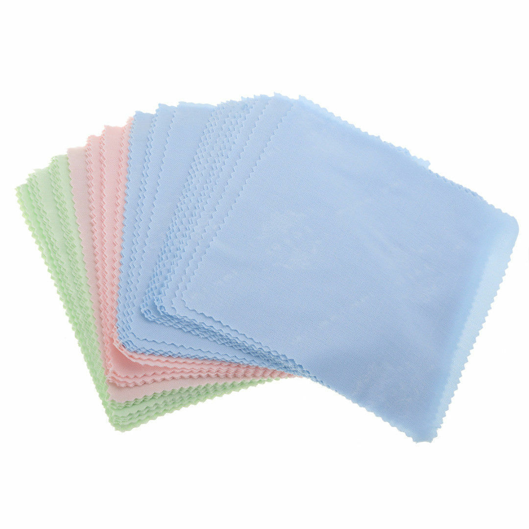 Pack 10 Microfibre Cleaning Cloth for Lenz/Clenz/Glasses/Lens Optical Wipes