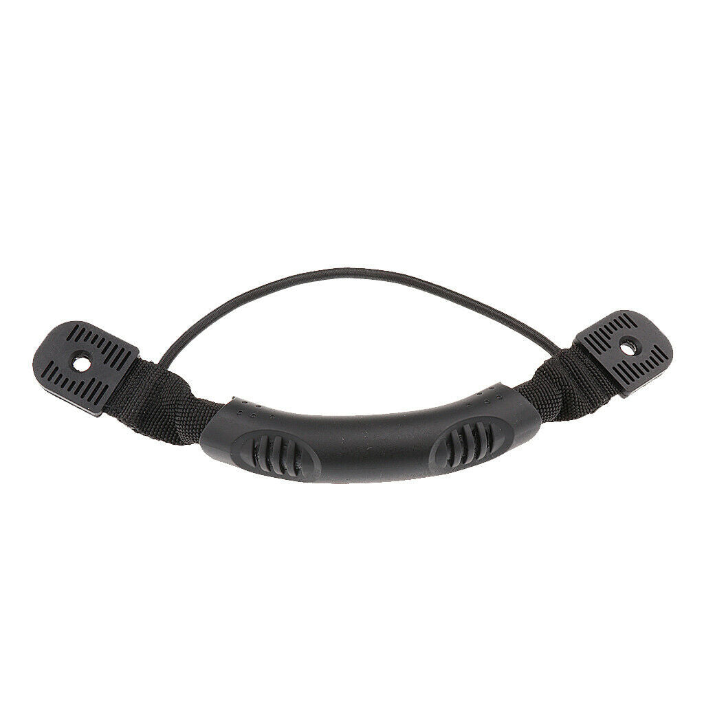 Pack Of 4 Pieces Black Polyurethane Canoe Kayak Boat Handle With Cord 10.8''