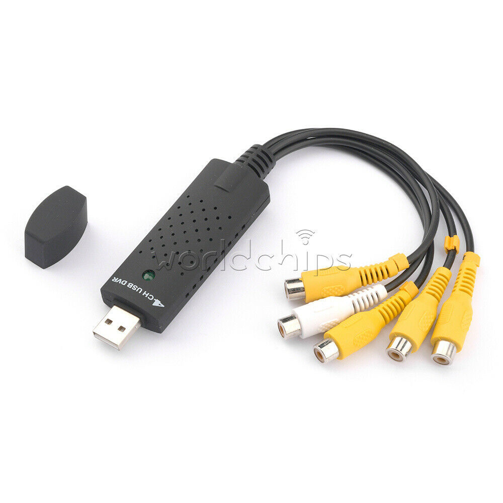 4 Channels Usb 2.0 Audio Capture Adapter For PC + Notebook Video Capture Stick