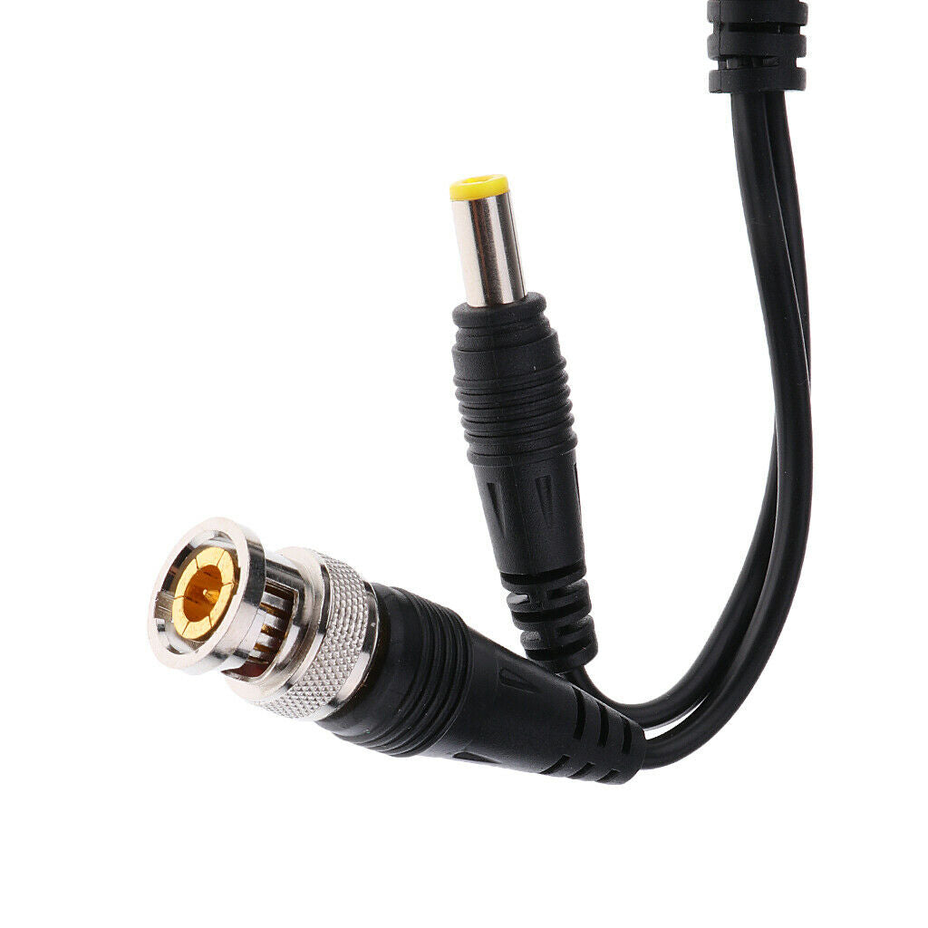 4Pcs CCTV BNC Male to CAT5e 6 RJ45 Connectors Video Power Balun Transceiver