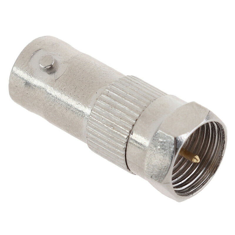 1pcs BNC Female to F Type Male RF Coaxial Cable Connector Metal Adapt.l8
