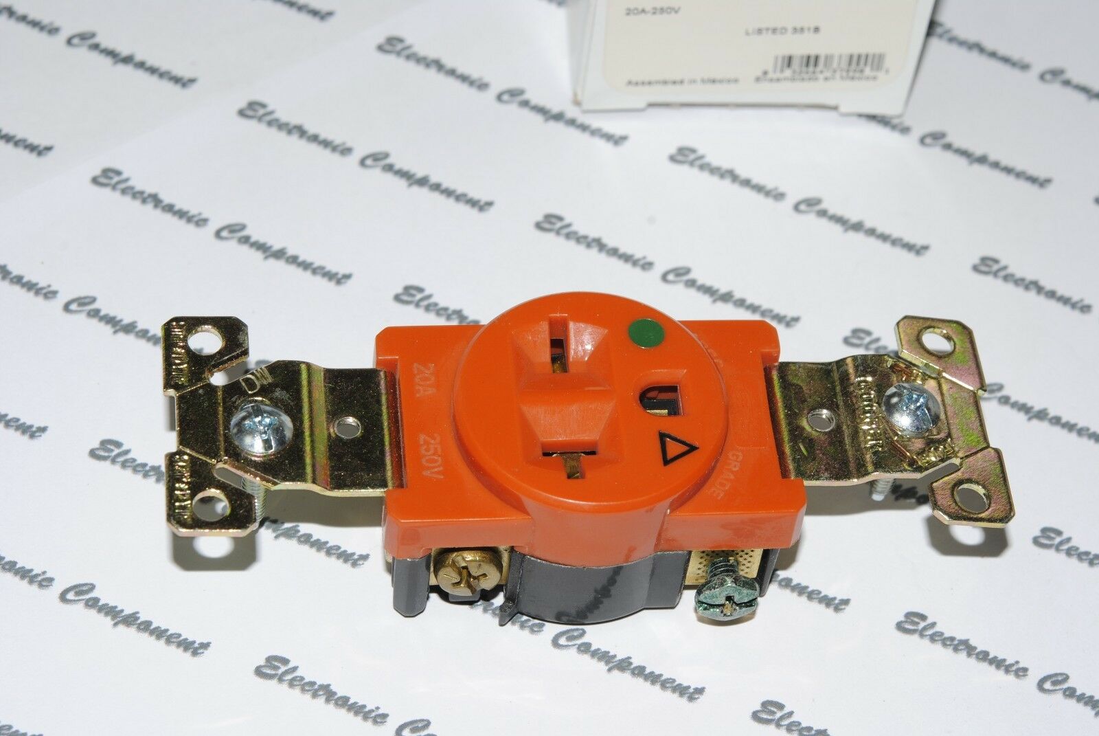 1pcs-COOPER WIRING IG8410RN IG Premium Hospital Single Receptacle 20A-250V