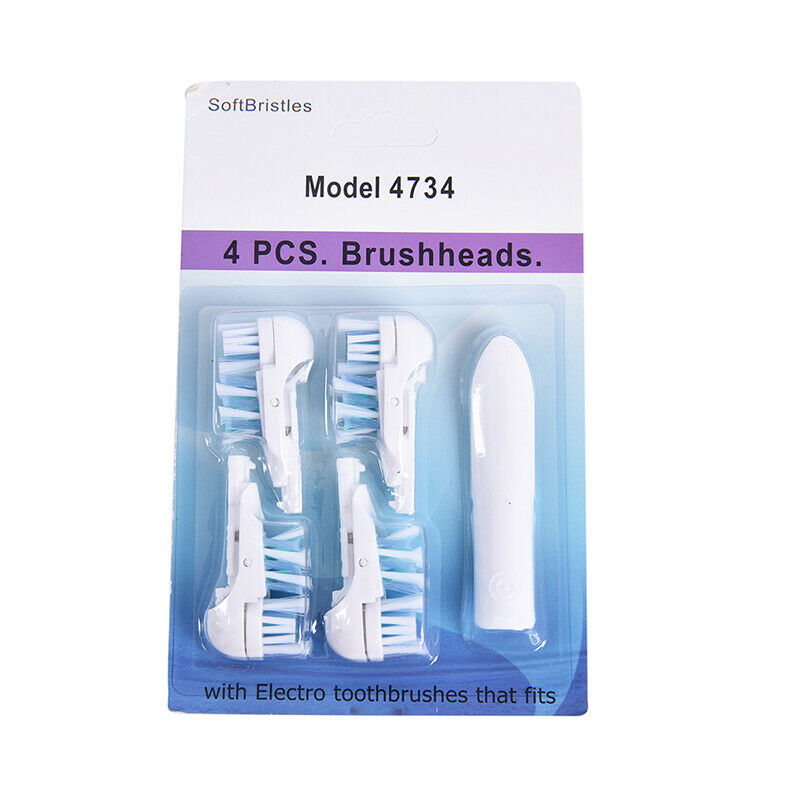 4x Toothbrush Heads for Oral-B Cross Action Power Dual Clean Brush Replac.l8