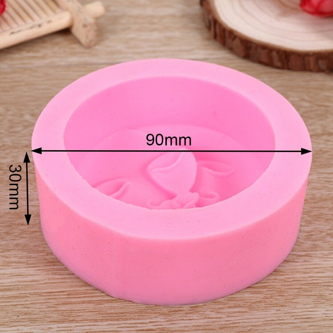 Silicone Sugarcraft Baking Sun Moon Face Cake Chocolate Mould Fondant Soap Mold