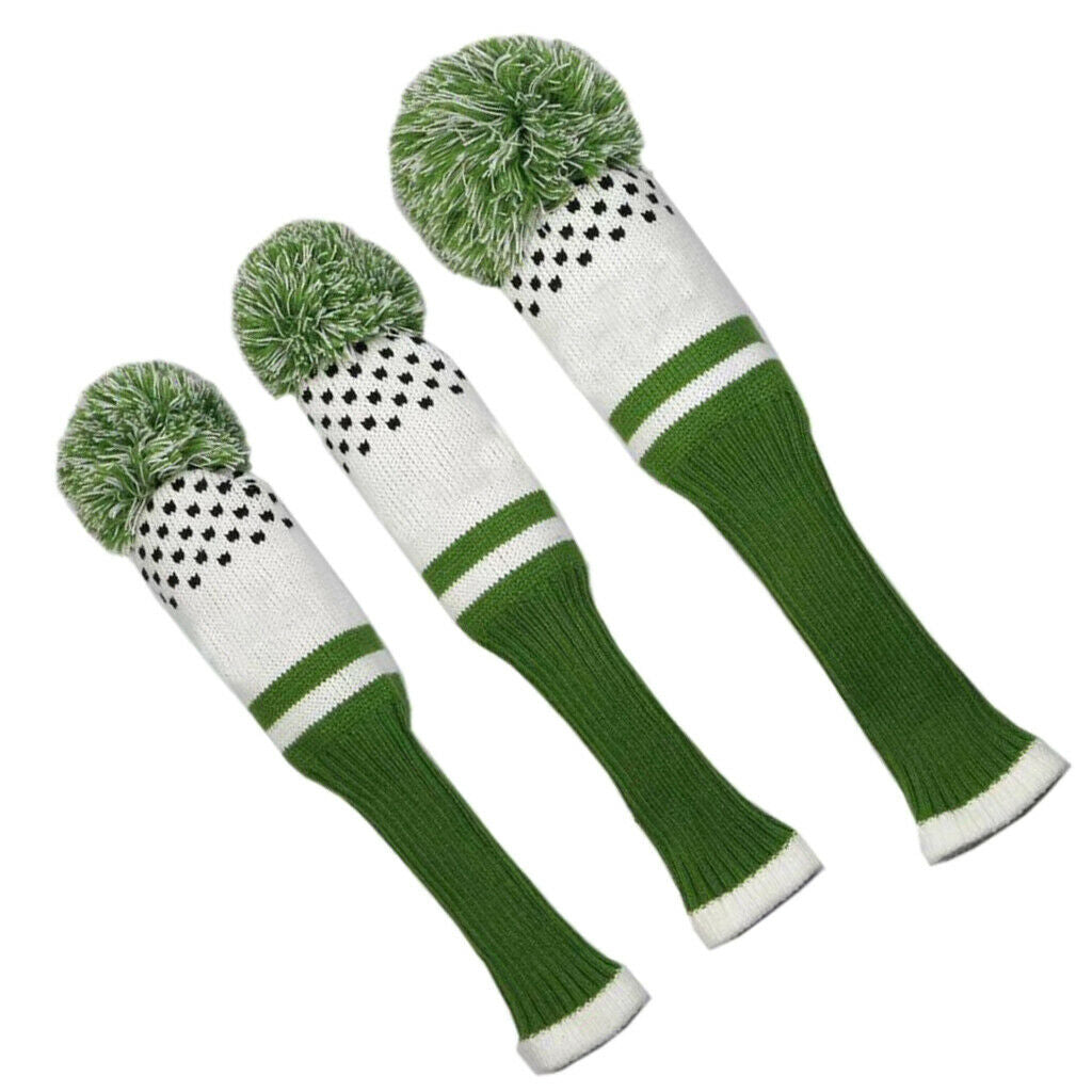 Golf Putters Protective Socks Durable Premium Knitted Head Covers & Zinc Alloy