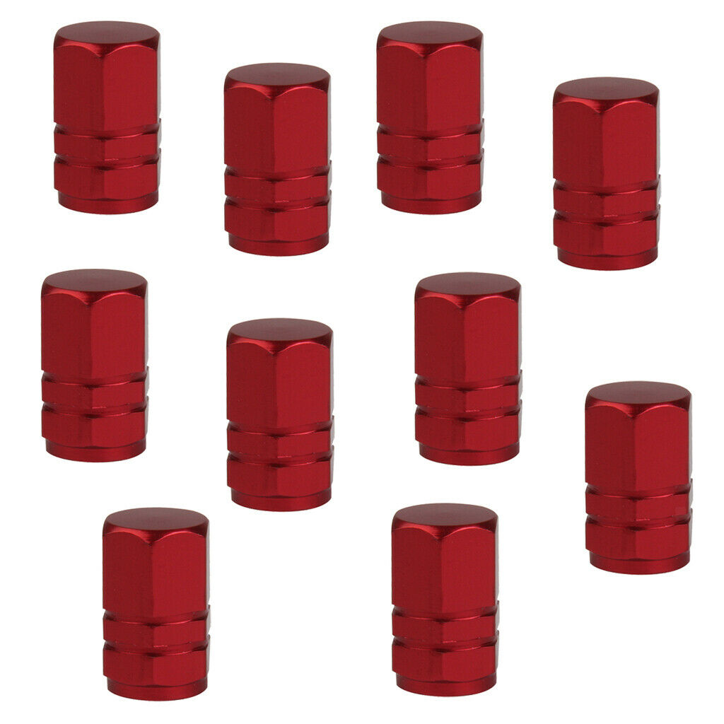 10pcs Schrader Wheel Tyre Tire Air Valve Cap Dust Cover for Car Truck Bike