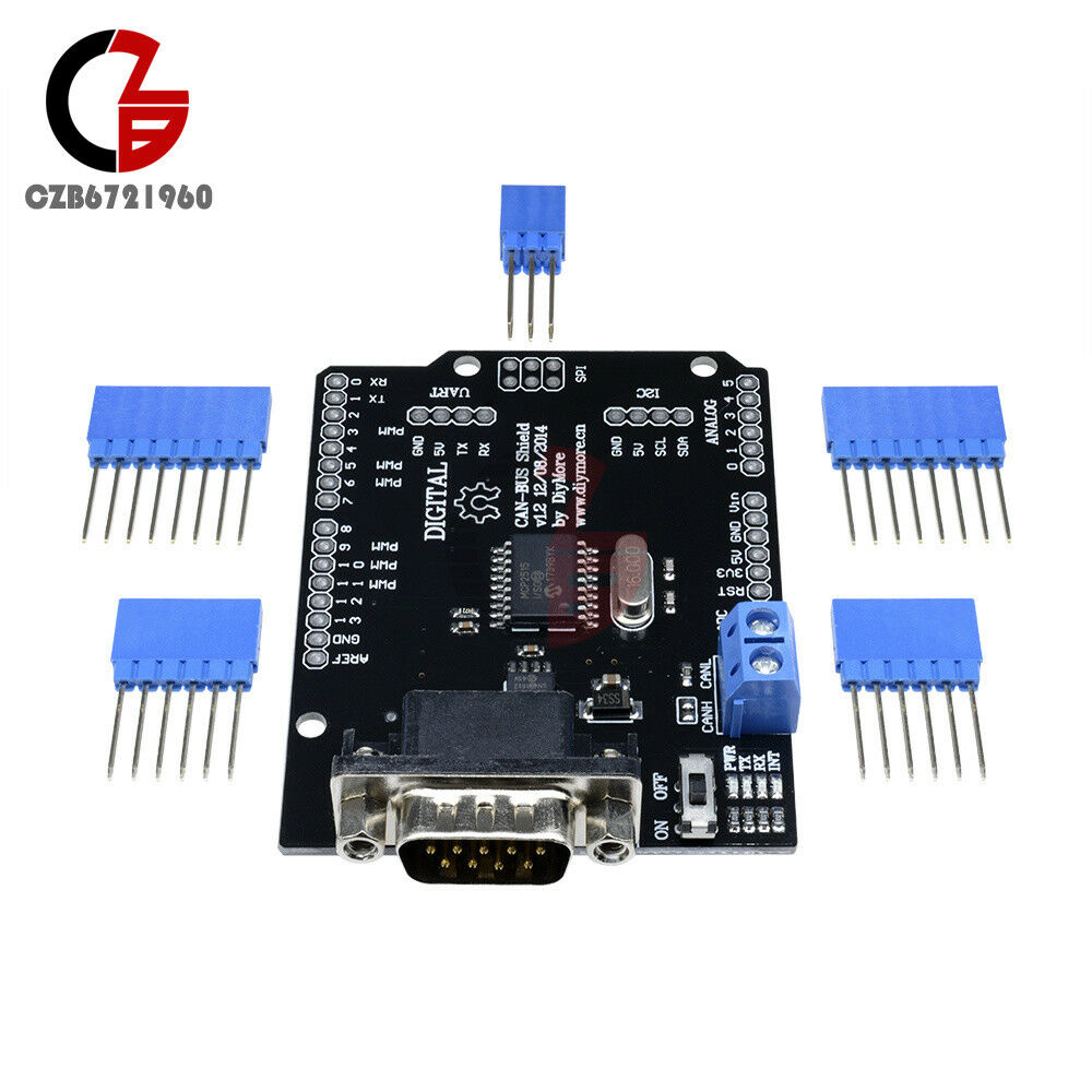 Arduino MCP2515 EF02037 SPI CAN BUS Shield Controller Communication Speed High