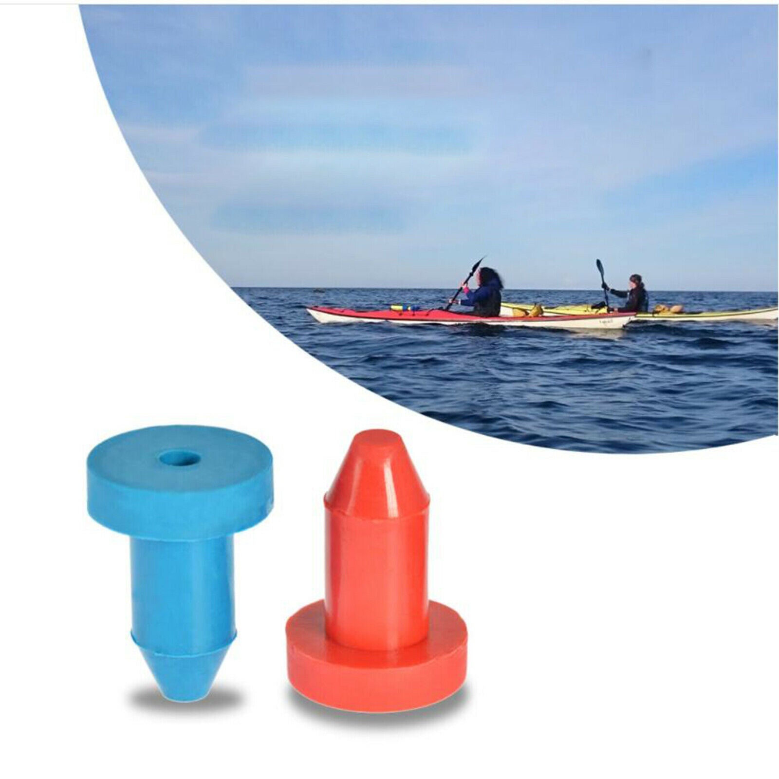 Kayak Drain Plugs Canoe Drain Holes Stoppers for Aruba 8SS Replaces Red