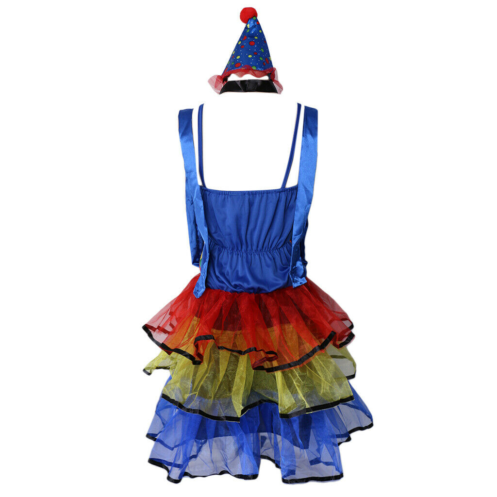 Funny Circus Clown Costume Princess Fancy