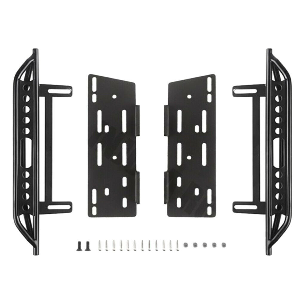 2x 168 mm RC Car Metal plate side steps for Axial SCX10 II 90046 1/10 RC