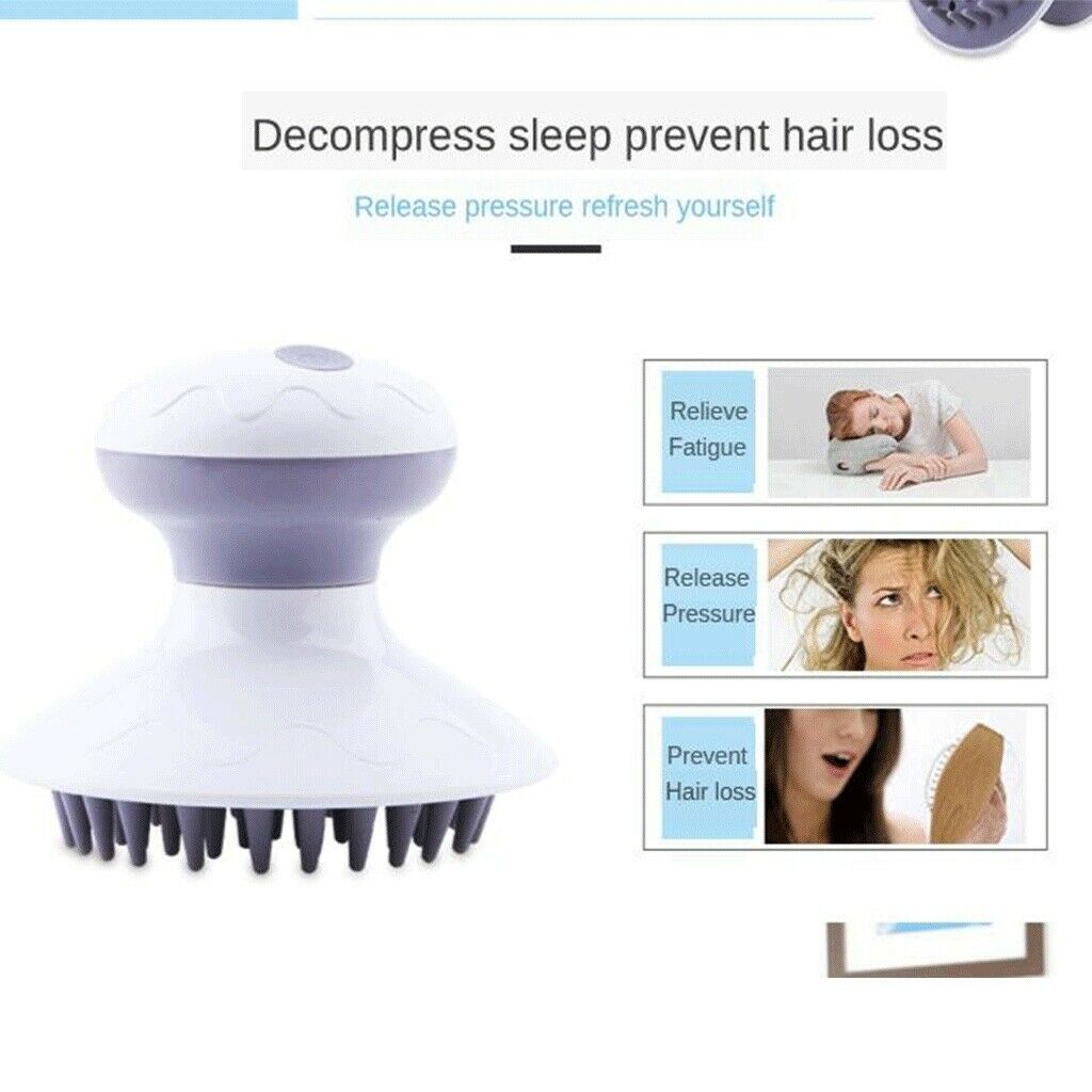Portable Electric Scalp Massager Head Scratcher Kneading Massage Spa Massage