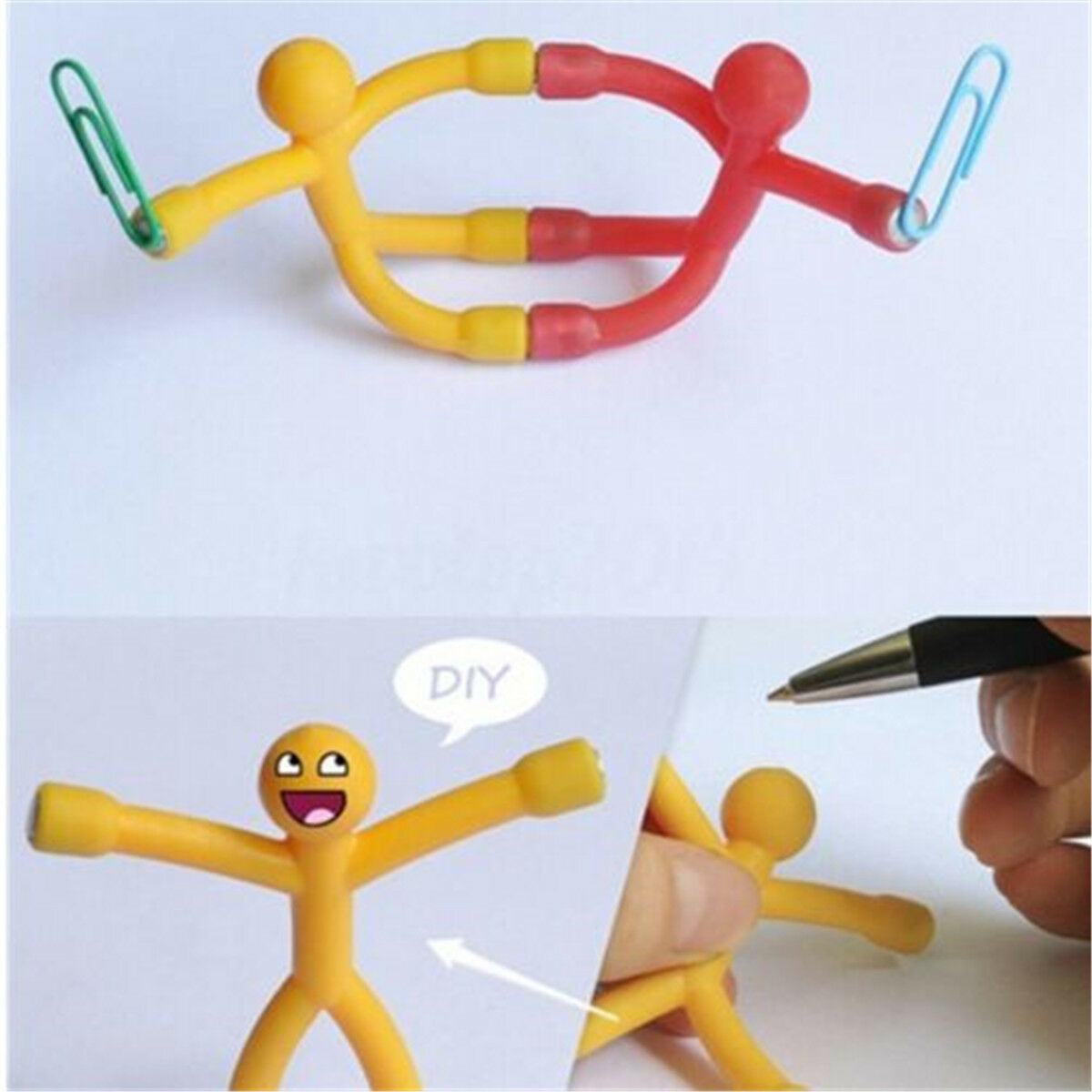 Novelty Curiously Mini Q-Man Magnet Cute Magnetic Magnets Man Toys Gift