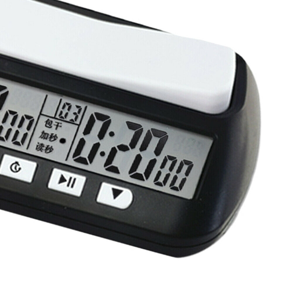 Professional YS-902 Digital Chess Clock Count Up Down Timer Chess Game Black
