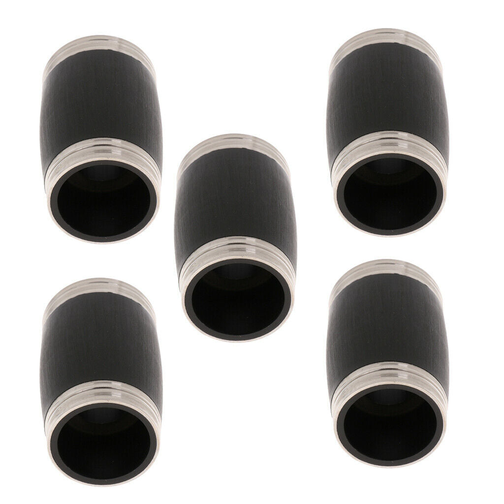 Zinc Alloy Replacement Adjustable Bb Clarinets Barrel 3x5x5cm, 5Pcs