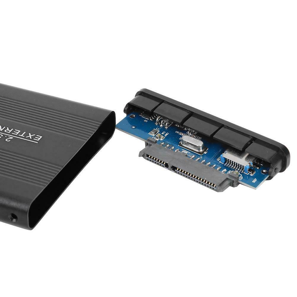 2.5" USB 3.0 to SATA External Portable 6-Gbps SSD HDD Case Hard Drive Enclosure