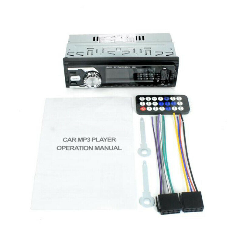 DC12V 4-Channel Digital Car Bluetooth Audio USB/WMA/WAV Radio Stereo MP3 Player