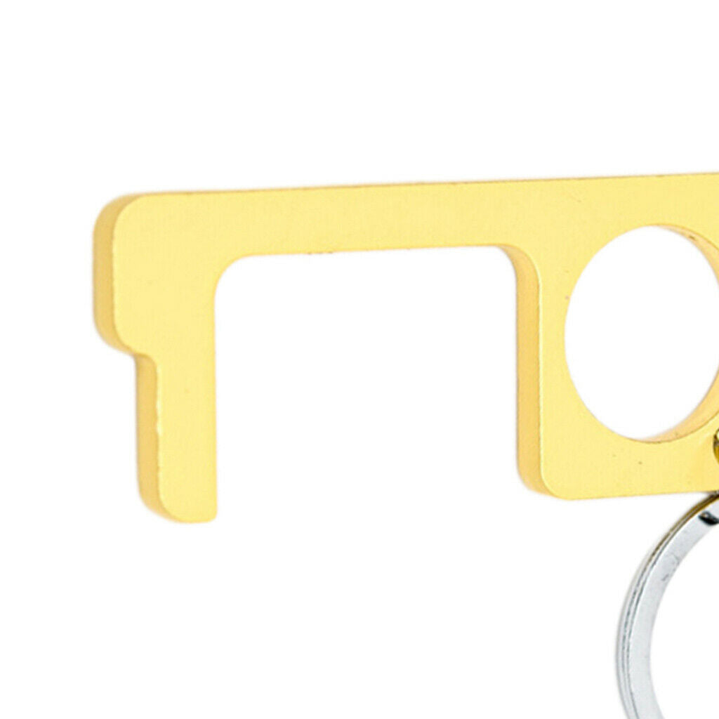 Open Door Elevator Press Stick Avoid Contact Tools Anti Bacteria Golden