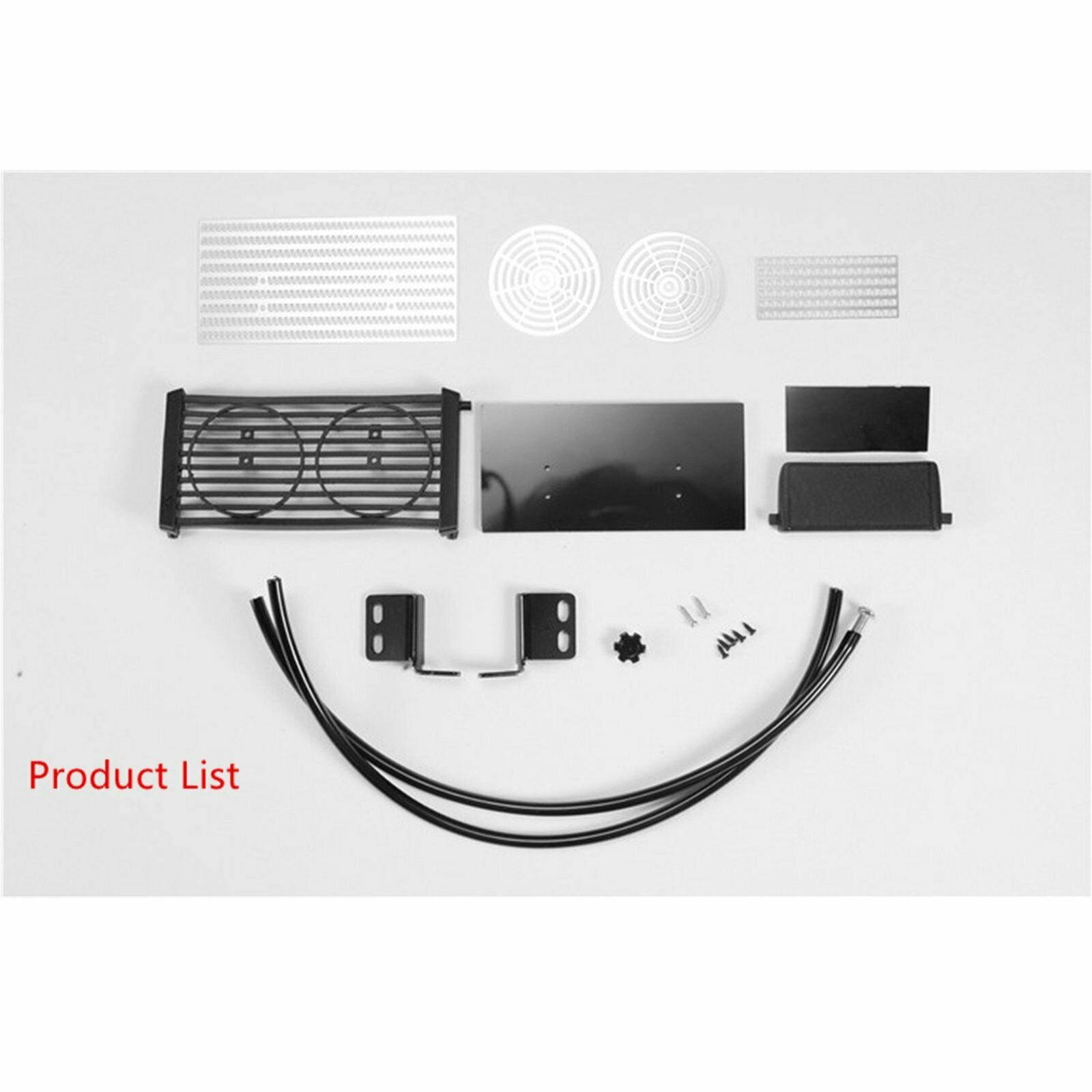 Water Tank Cooling Box Radiator Tank V8 Engine for 1/10 Traxxas TRX4 Crawler