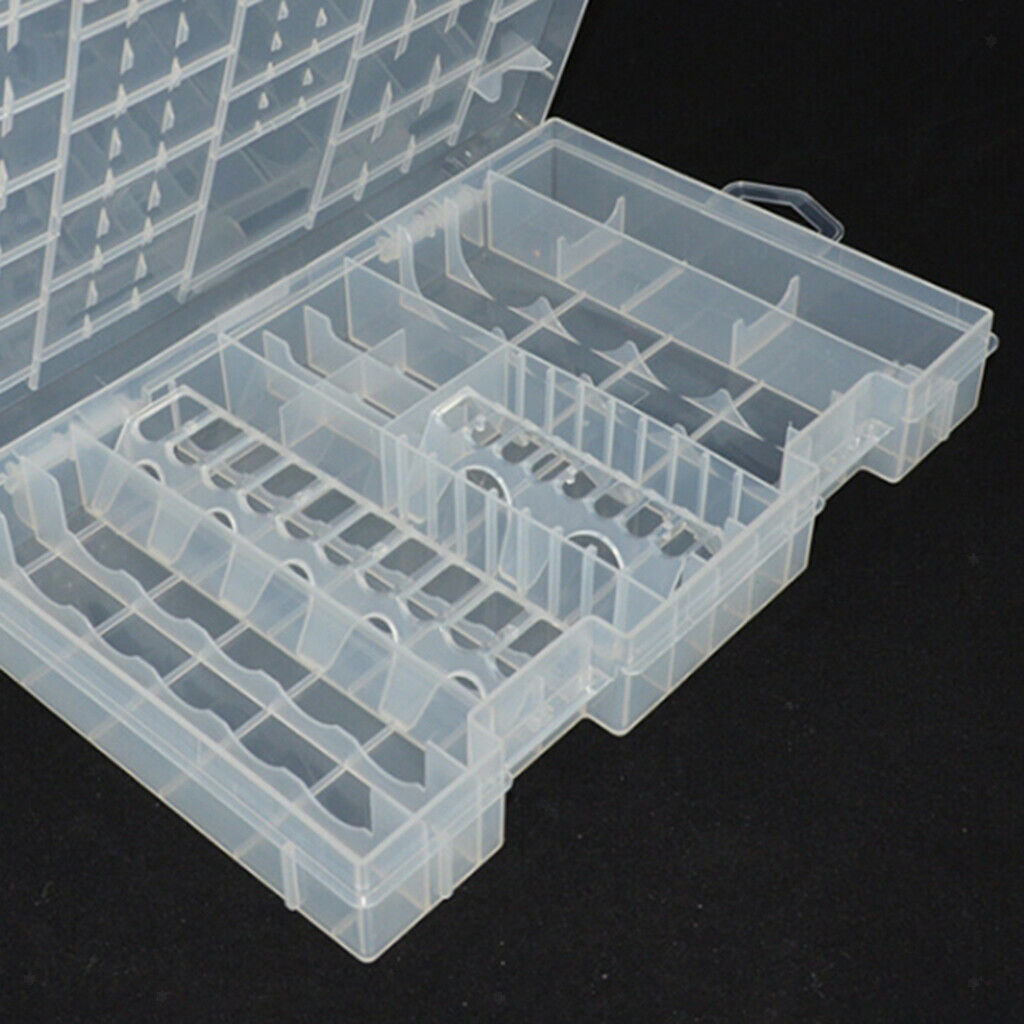 1x Battery Storage Box Battery Holder Case Box for Battery Plastic NEW
