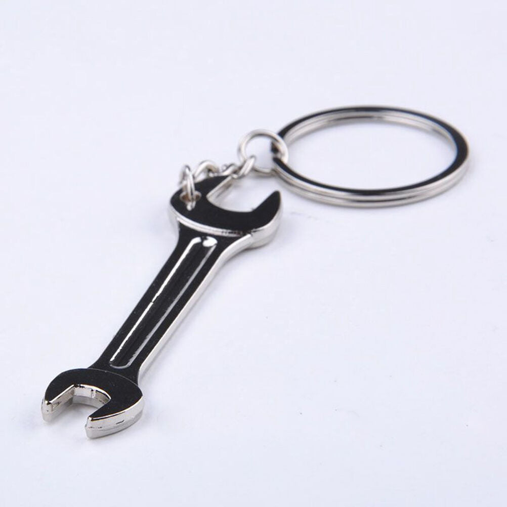 Trendy Metal Stainless Steel Wrench Key Chain Ring Spanner Keyring Keychai.l8