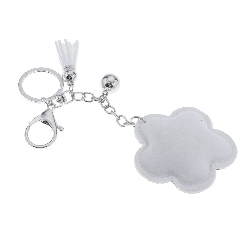 Crystal Flower Charm Key Chain Female Key Ring Crafts Ornaments Woman Gifts