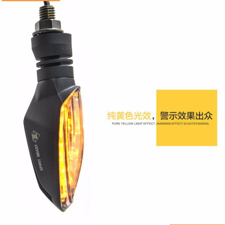2x Spirit Beast Motorcycle Modified Turning Signal Light Energy-saving LED chip