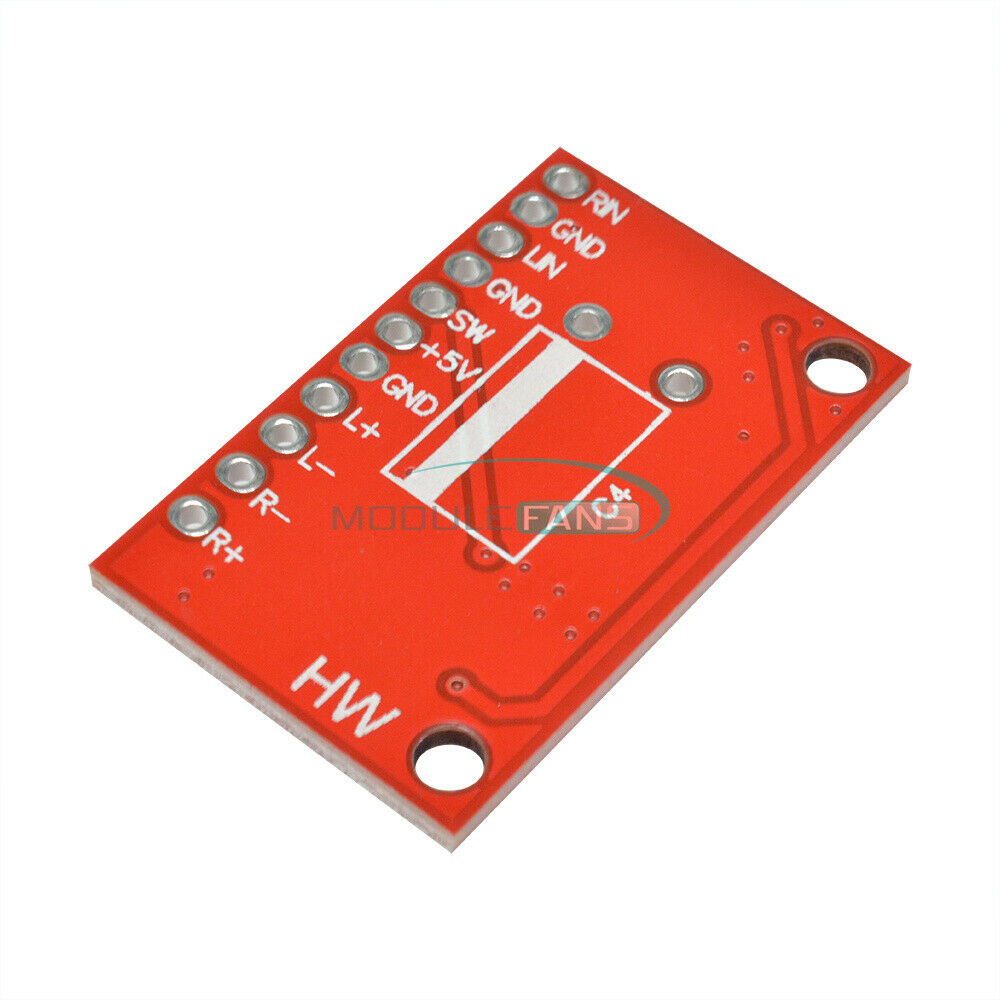 2PCS 3W×2 Mini Digital PAM8403 Power Audio Amplifier Board USB 5V Power Supply