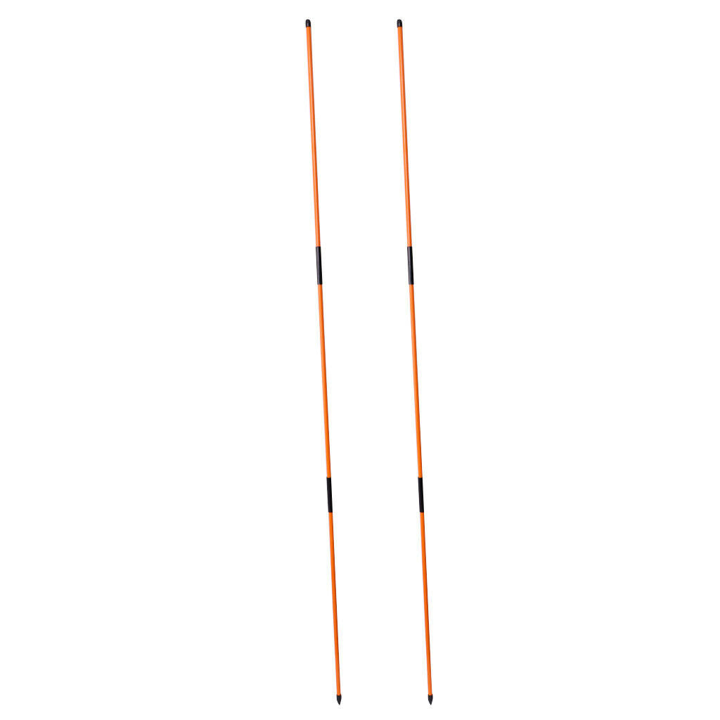2x Fiberglass Golf Alignment Stick Putt Rod Ball Equipment Golf Accessory