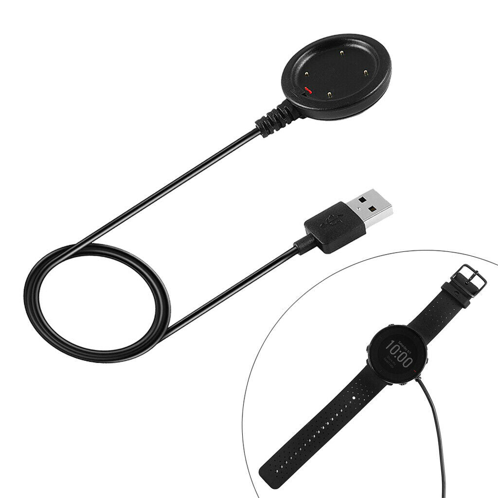 USB Charging Cable Cord 1m Power Charger Dock Stand for Polar GRIT X Ignite