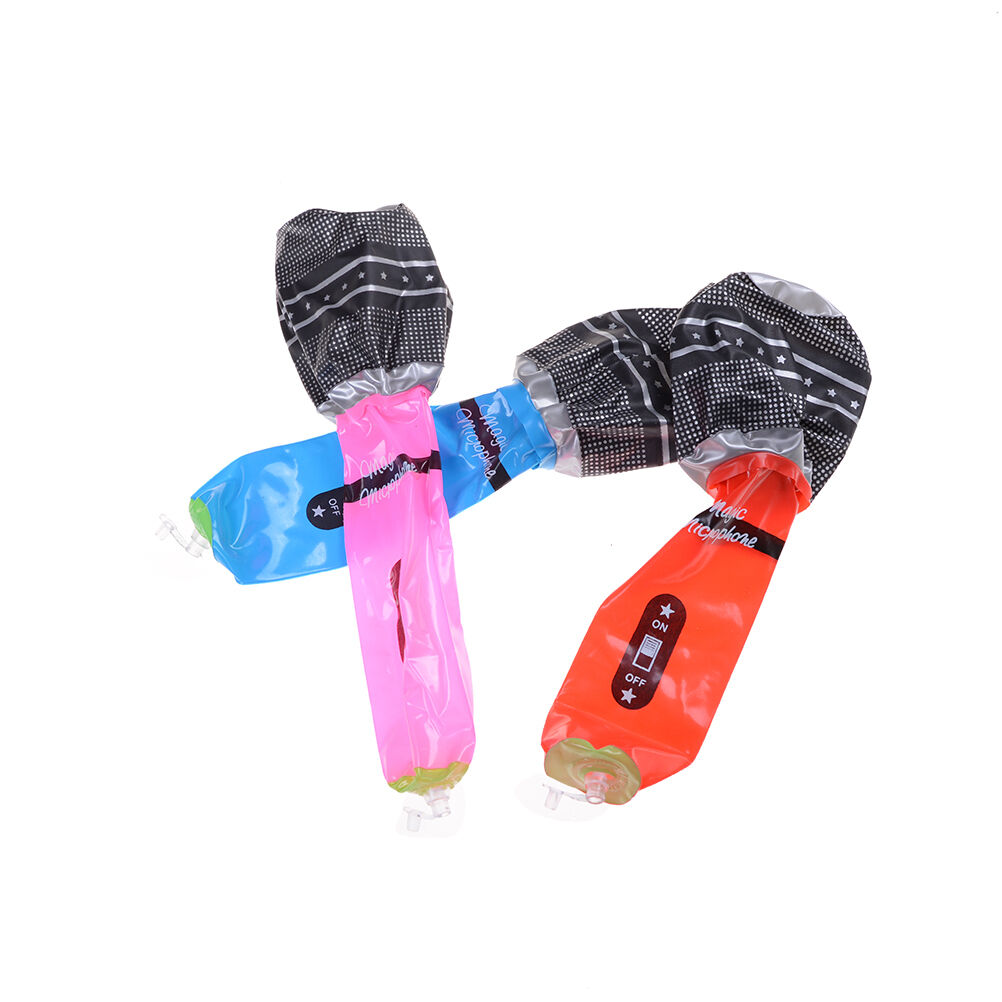 Fancy dress party Inflatable Microphone Blow Up Music Singing Rock Star To.l8