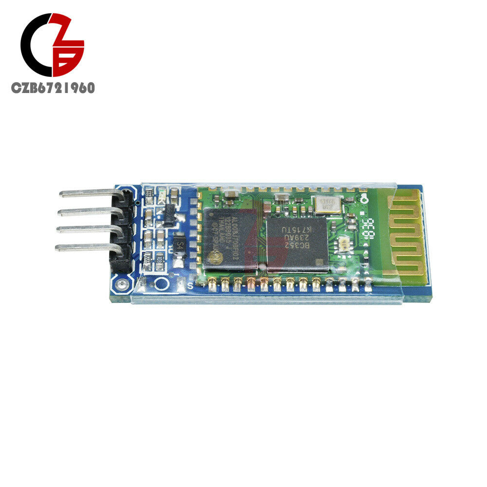 5PCS HC-06 Wireless Serial 4 Pin Bluetooth RF Transceiver Module With backplane