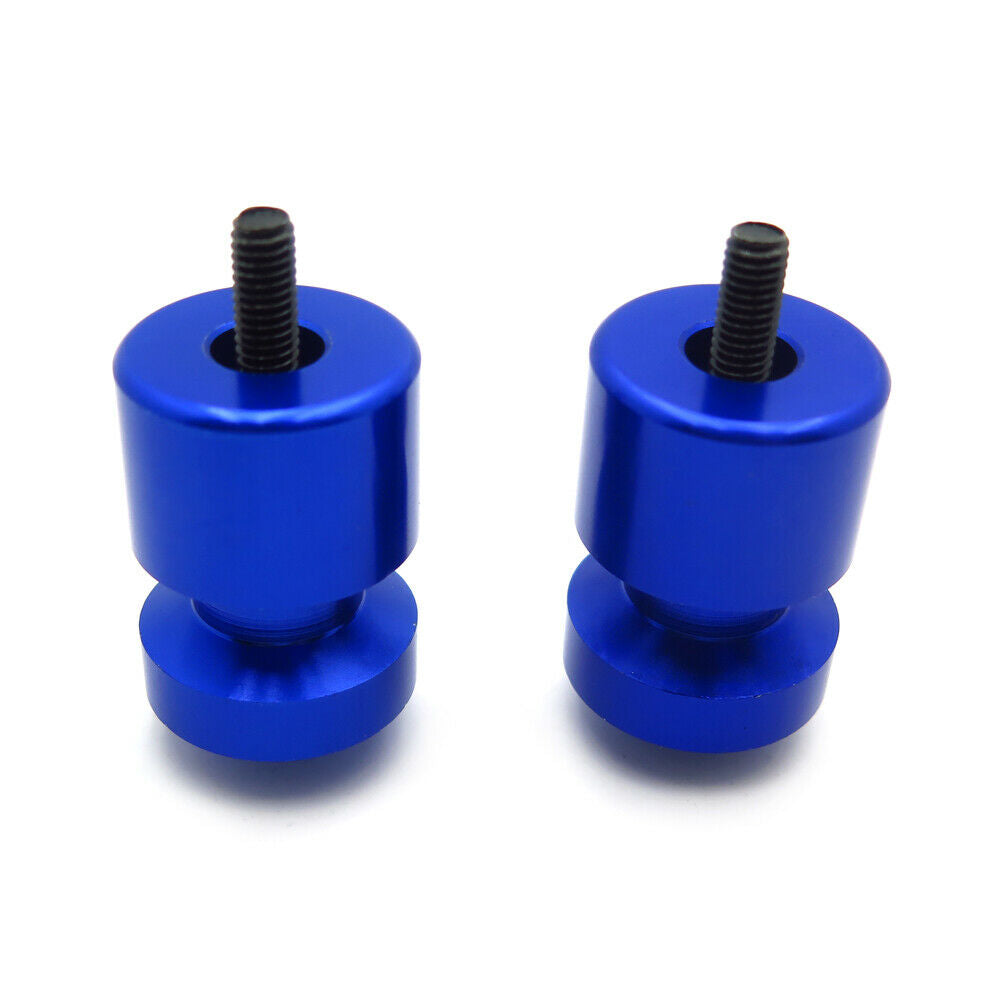 Blue Motorcycle Swingarm Spools For Yamaha R1 YZF-R1 98-15 R6 YZF-R6