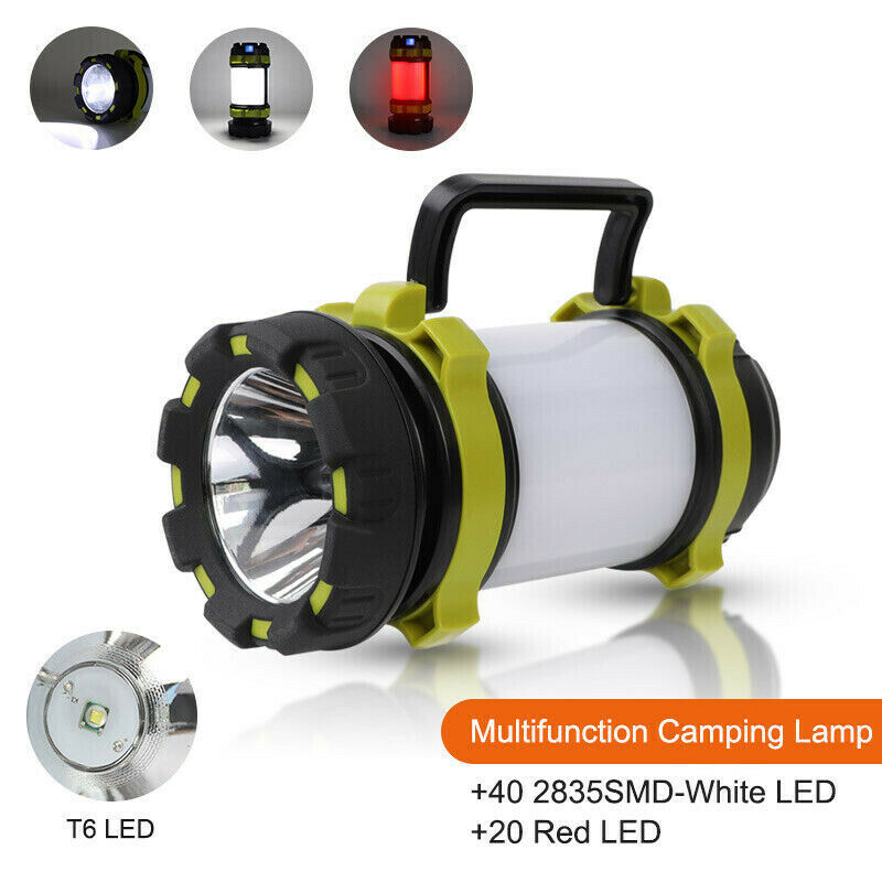 LED USB Rechargeable Emergency Lantern Camping Hiking Tent Ceiling Light Lamp
